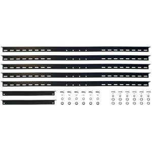 Schwaiger Ständerwerk für 1 Solarmodul, verstellbar, aus Aluminium, in Schwarz.