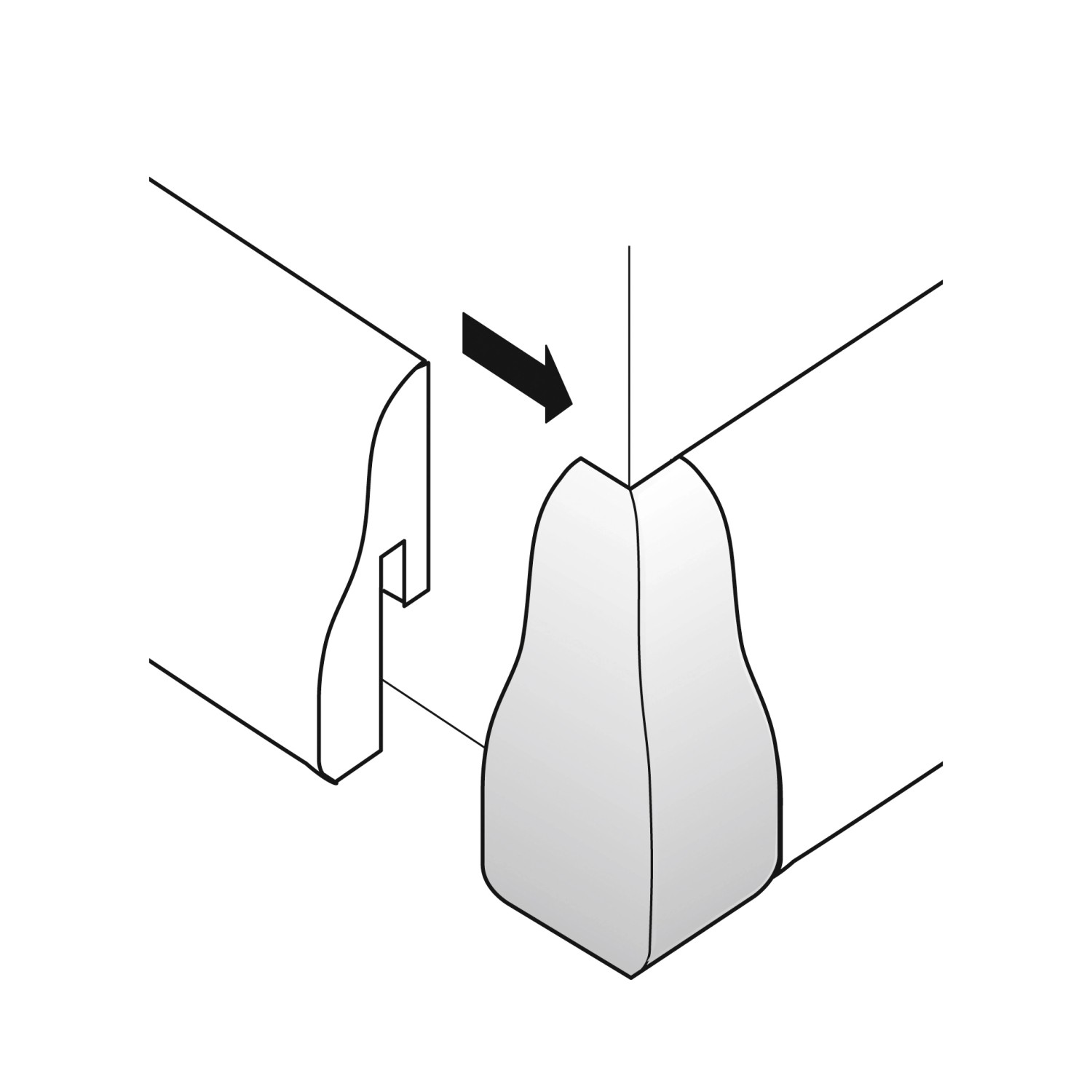 Parador Aussenecke Alu-Optik für SL 4 Sockelleisten, einfache Montage.