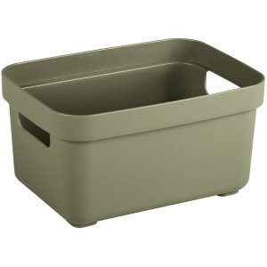 Sunware Aufbewahrungsbox Sigma Home, 2,5 l, dunkelgrün, mit Griffen. Ideal zur Aufbewahrung im ganzen Haus.