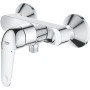 Glänzende Grohe Swift Einhand-Brausebatterie für die Dusche.