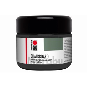 Marabu Chalkboard Tafelfarbe Schwarz, 225ml Dose. Acrylfarbe für Wände, Holz & mehr. Ideal als Wand-Akzentfarbe.