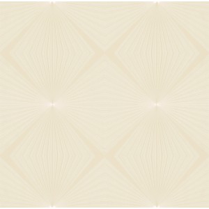 Glööckler Vliestapete Imperial Rauten Creme: Elegante Rautenmuster Tapete in Creme.