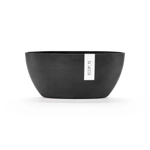 Ecopots Pflanztopf Sofia+WasBeh Dunkelgrau 30 cm