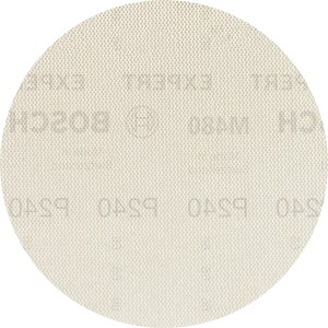 Bosch Expert M480 Netzschleifblatt, Ø 125 mm, K240, 5 Stück, für Exzenterschleifer.