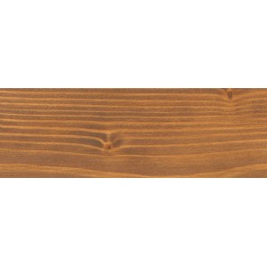 Holzbrett behandelt mit Osmo Dekorwachs Transparent Nussbaum. Holz-Wachs für den Innenbereich.