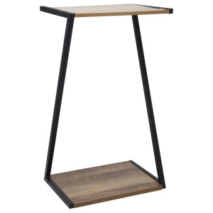 Blumentopfständer aus MDF und Metall, 50cm hoch. Ideal als Beistelltisch für Pflanzen.