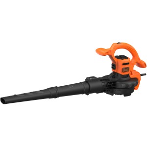 Black+Decker Elektro-Laubsauger BEBLV260, 2600 W, mit Blasrohr. Ideal für die Gartenarbeit.