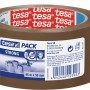 Tesapack Strong Packband, braunes Klebeband 66m x 50mm für leichte Pakete.