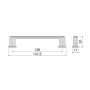 Emuca Lot von 10 Möbelknopfe Ceuta 315x315 mm Zamak Nickel Satiniert_4