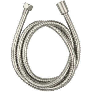 Wenko Brauseschlauch aus Edelstahl für Brauseset Young, 150 cm, silber matt.