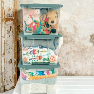 Rotho Box Evo Safe 44 l Mistletoe Green