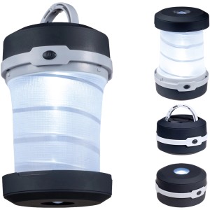 Happy People Pop-Up Campinglampe, ausziehbar, ca. 12h Leuchtdauer, ideal für Camping & Outdoor.