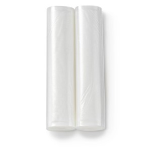 2 Rollen Magic Vac Vakuumierrollen, 30x600cm, für längere Frische von Lebensmitteln.