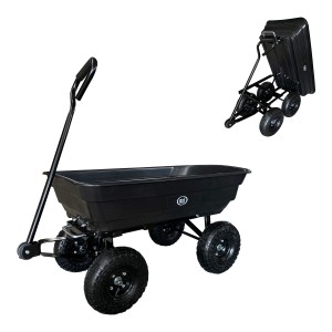 Axi Gartenwagen mit Kipper AG75 Schwarz