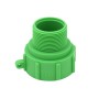 Grüner IBC Adapter S60x6 IG auf 47,8 mm (1 1/2) AG für Regentonnen und Wasserzapfstellen.