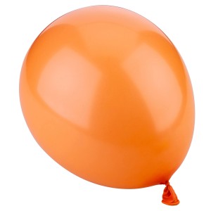 Orangefarbener Fackelmann Luftballon, Ø 30 cm, ideal für Partys und Geburtstage.