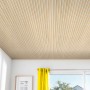 Grosfillex Wandverkleidung Element 3D Optik Linio Ash Light an Zimmerdecke.