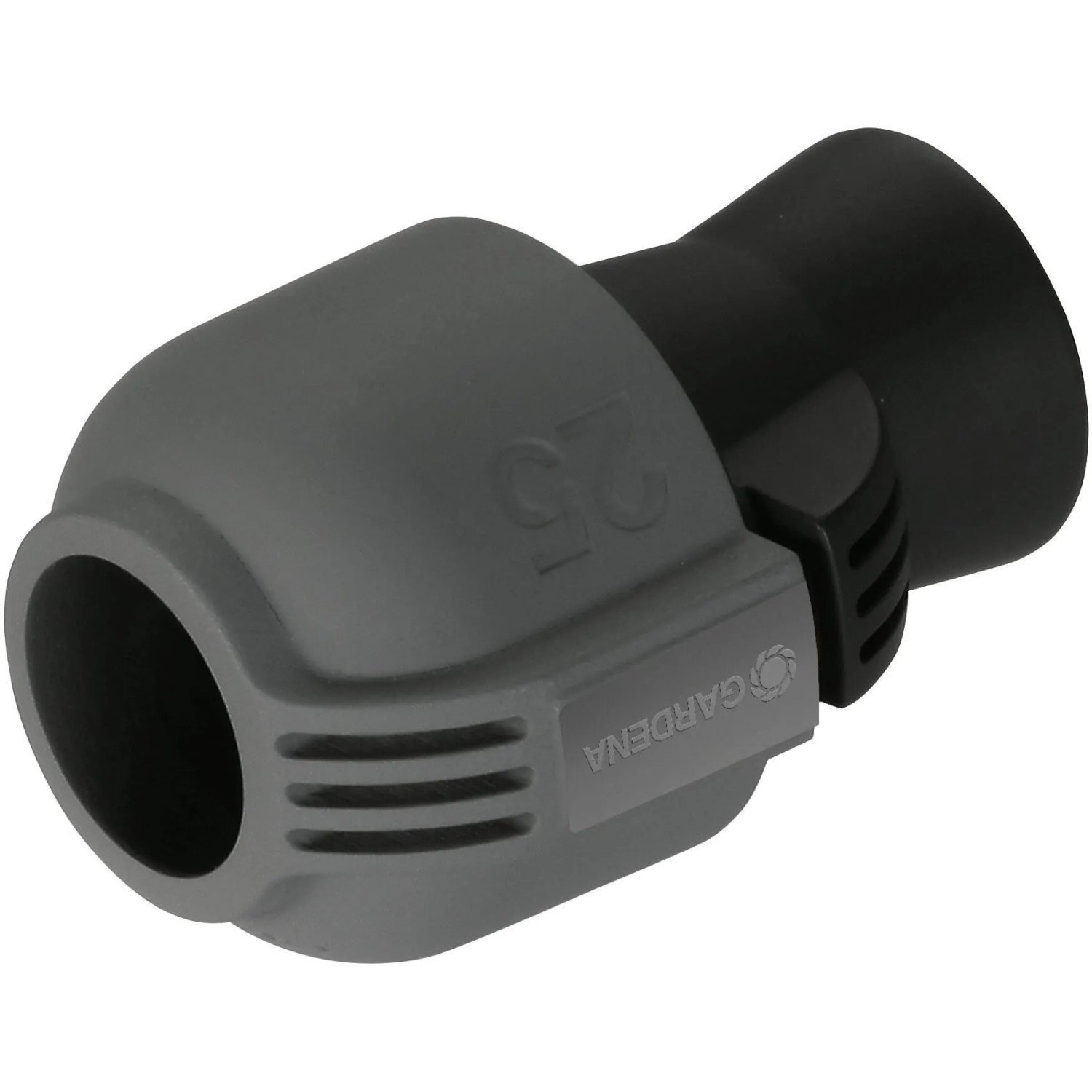 Gardena Verbinder 25 mm x 19 mm für Sprinkler-Systeme. Rohranschluss mit selbstdichtender Gewindeverbindung.