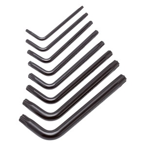 8-teilige LUX Stiftschlüssel-Box Classic für TX-Schrauben, Chrom-Vanadium-Stahl.