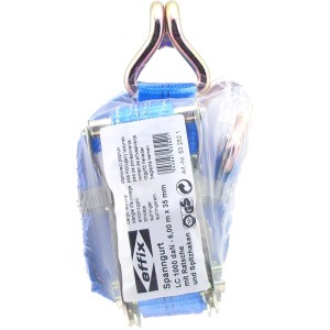 Conacord Spanngurt PES Ratsche 2 Spitzhaken 35 mm Länge 6 m Grün 2-teilig