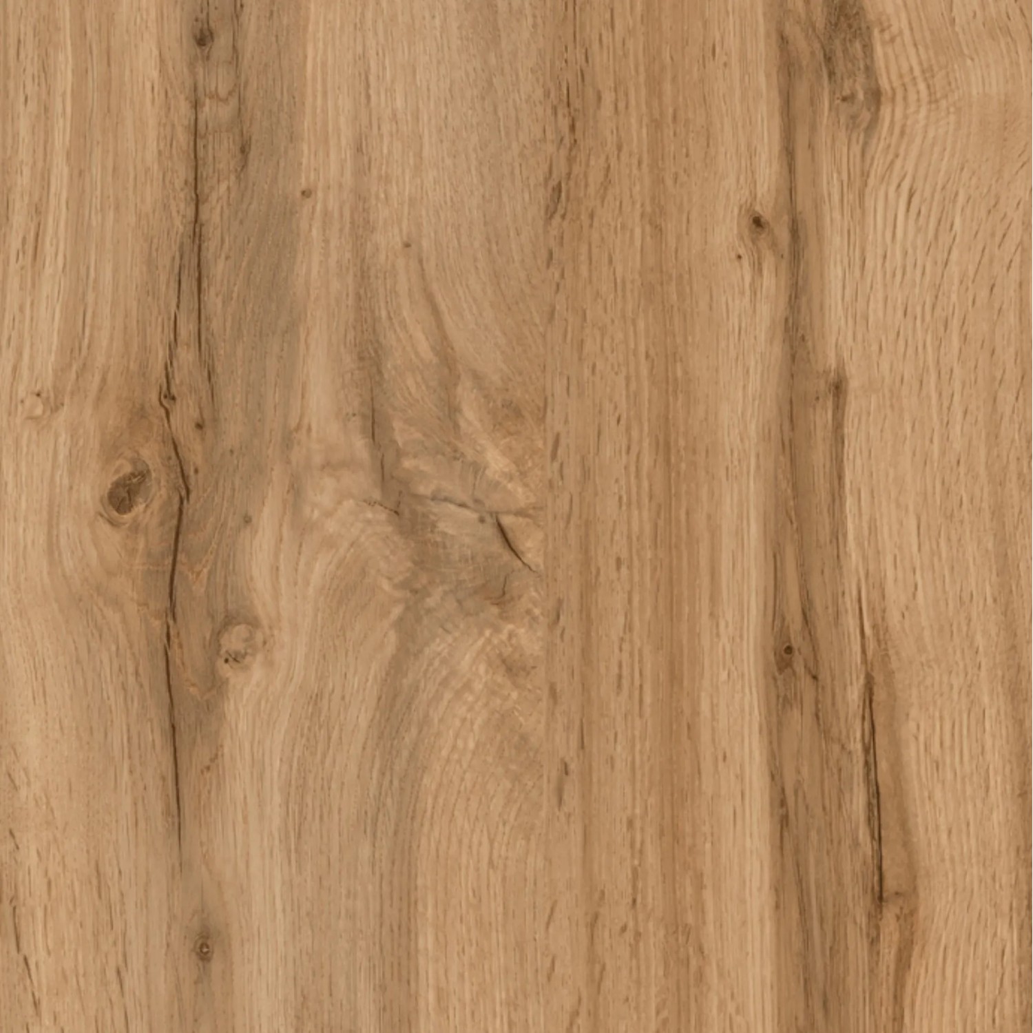 Detailaufnahme: Arbeitsplatte in Wotaneiche für Held Möbel Küchenzeile Sorrento.