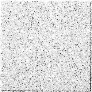 Bagattini Terrassenplatte Bianco Nero, 40x40 cm, weiß-schwarz gesprenkelt.