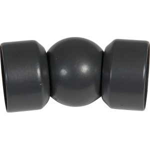 Dieda Eckverbindungsset, Aluminium, Anthrazit, für Treppengeländer. Gelenkstück für Handlauf.