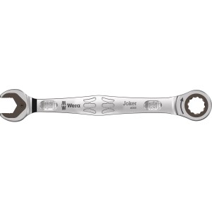 Wera Maul-Ringratschenschlüssel Joker, 12 mm, silberfarben. Schlüssel für Schrauben und Muttern.
