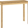 Rechteckiger Gartentisch Murrigal aus Holz, 100x40 cm, ideal für Garten und Terrasse.