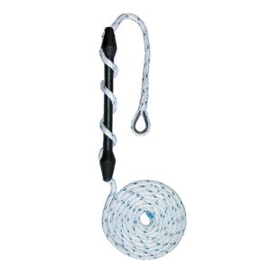 Seilflechter Anlegefeder 12mm mit Ruckdämpfer und spiralgeflochtener Leine für Boot-Zubehör.
