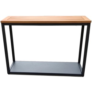 Rechteckiger Acamp Klapptisch in Anthrazit, 49x49 cm, ideal für Balkon und Garten.