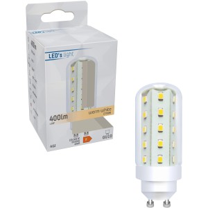 LED-Leuchtmittel GU10, 4W, 400lm, warmweiß, Kapselform. Ideal für Küche, Flur und Schlafzimmer.