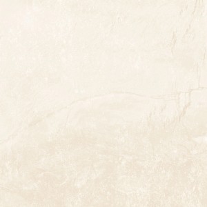 Cremefarbene, polierte Feinsteinzeug Bodenfliese, 60x60 cm, für Innenräume.