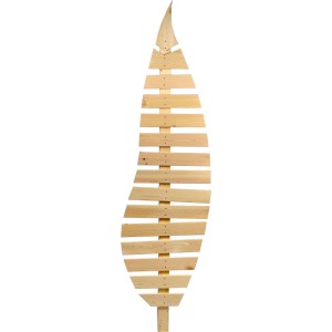 Dobar Rankgerüst Design Bambus 49 x 6 x 197 cm Naturfarbig FSC®