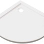 Sanotechnik Duschwanne Viertelkreis 90 cm x 90 cm Weiß