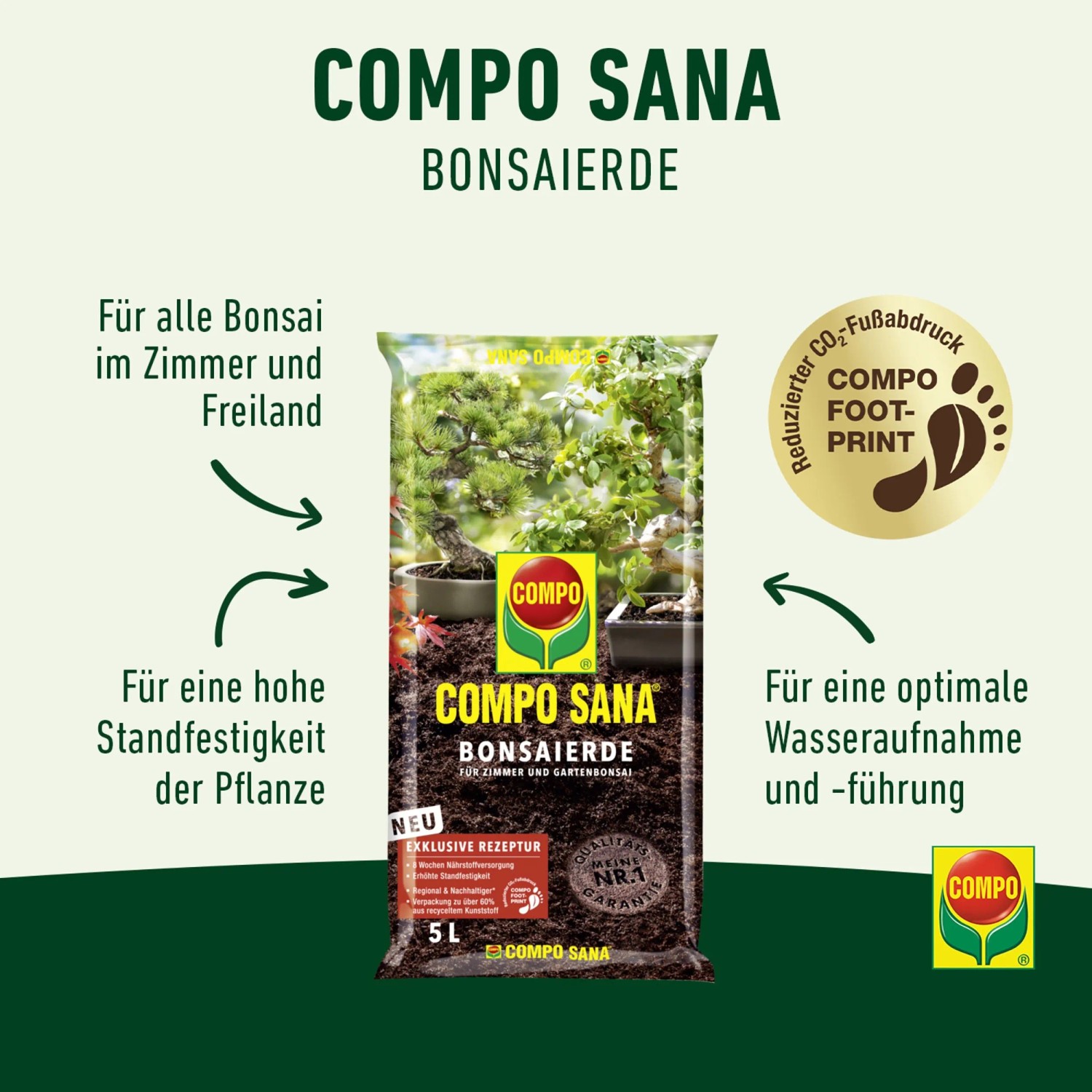 Compo Sana Bonsaierde 5 l kaufen bei OBI