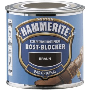 Dose Hammerite Rost-Blocker, braun matt, 250ml. Rostschutzgrundierung für Metall.