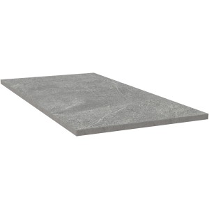 Terrassenplatte Feinsteinzeug Vero 2.0, Steinoptik grau, 50x100 cm.