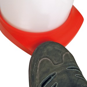 Fuß betätigt Fußtritt am Mesto Primer 3237P Drucksprühgerät für stabilen Stand.