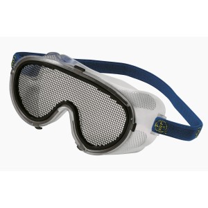 LUX Schutzbrille mit Drahtgewebe für Forst- und Waldarbeiten. Augenschutz nach EN 166/1731.