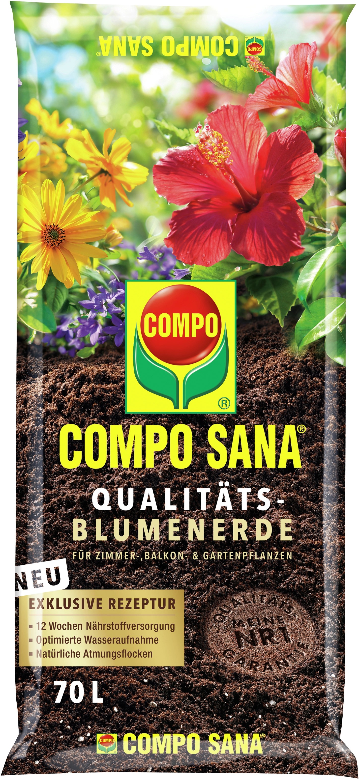 Compo Sana QualitätsBlumenerde 1 x 70 l kaufen bei OBI