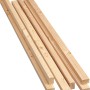 Glattes Lärchen Konstruktionsholz, 2,8x4,5x200 cm, ideal für Garten- und Weggestaltung.