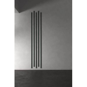 Denpanels Sticks Linoleum Conifer, 4 Stk., schwarz, zur Wand- und Deckenmontage.