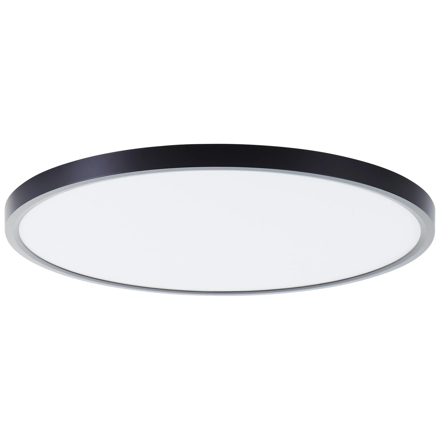 Schwarze/weiße LED-Deckenleuchte Lotti RGB+CCT, Ø 50cm, smarte Leuchte.