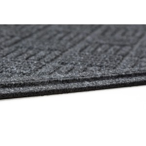 Graue Astra Türmatte Nub Star, ca. 43x63 cm, mit Noppenstruktur und Gummirand.