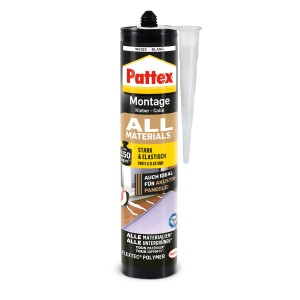 Pattex Montagekleber All Materials für Akustikpaneele 450 g Weiß