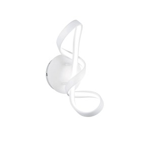 Reality LED-Wandleuchte Perugia 1-flammig Weiß Matt 22 cm x 17,5 cm