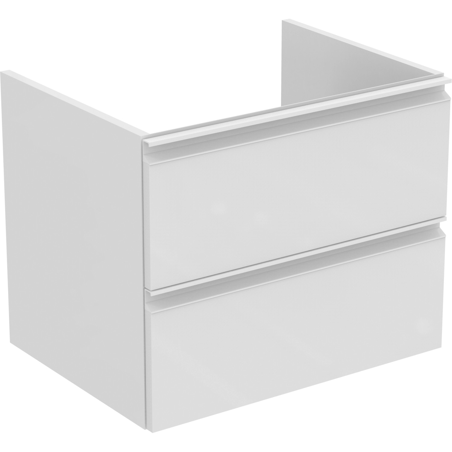 Ideal Standard Connect E Waschtisch-Unterschrank, weiß, mit zwei Auszügen.