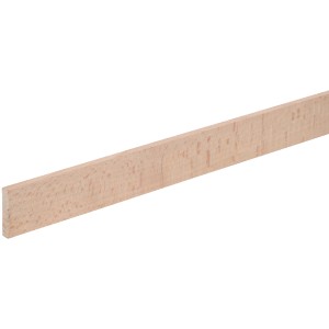 FN Neuhofer Flachleiste aus Buche, unbehandelt, 5x30x2100 mm.