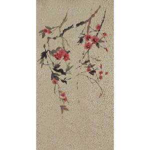 Marburg Vliestapete Blumen Crushed-Optik Modern 270 cm x 140 cm Gold